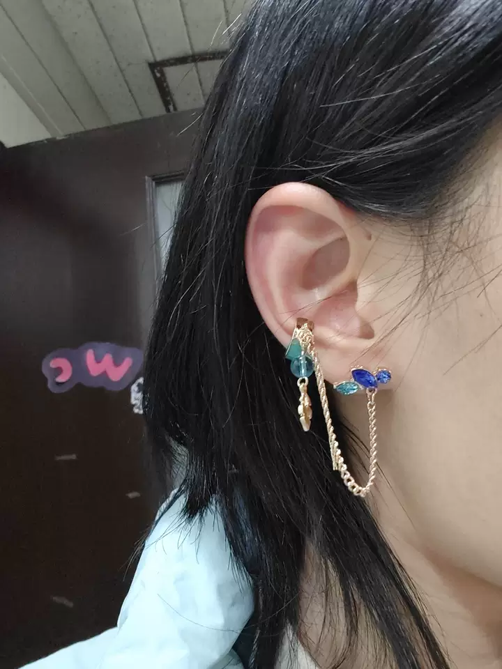 Designer Blue Scaramouche Genshin Impact Earring