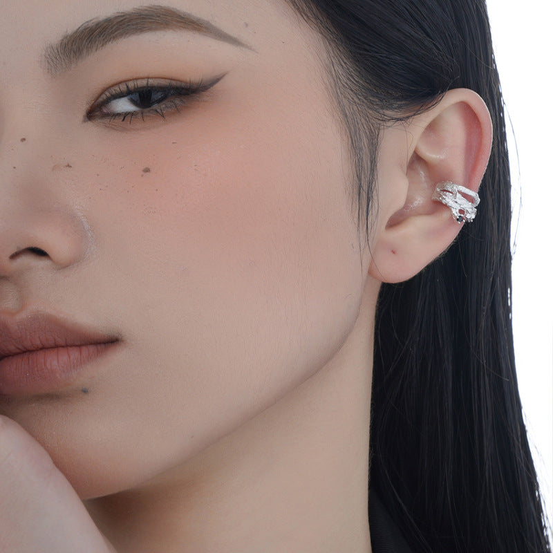 Chic Designer Unisex S925 Silver Ear Cuff