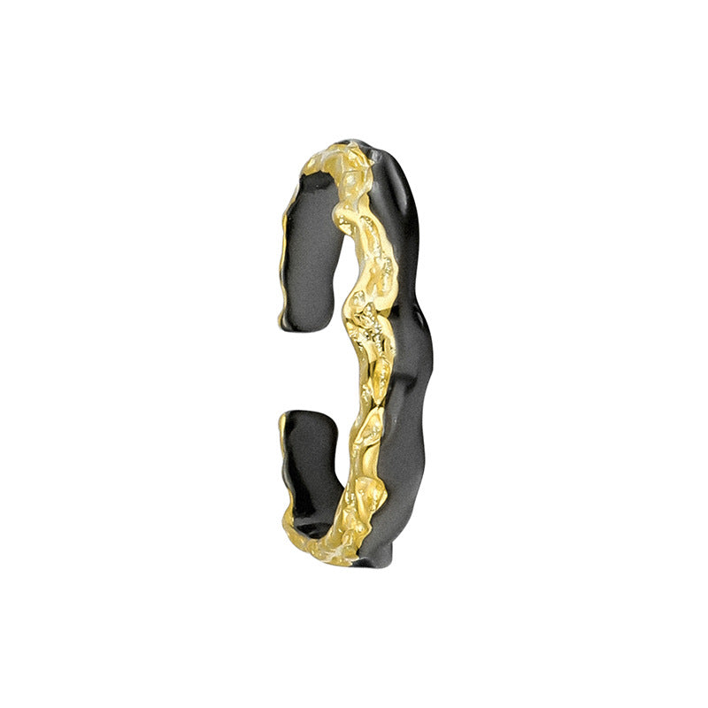 Designer Unisex Irregular Couple Ring