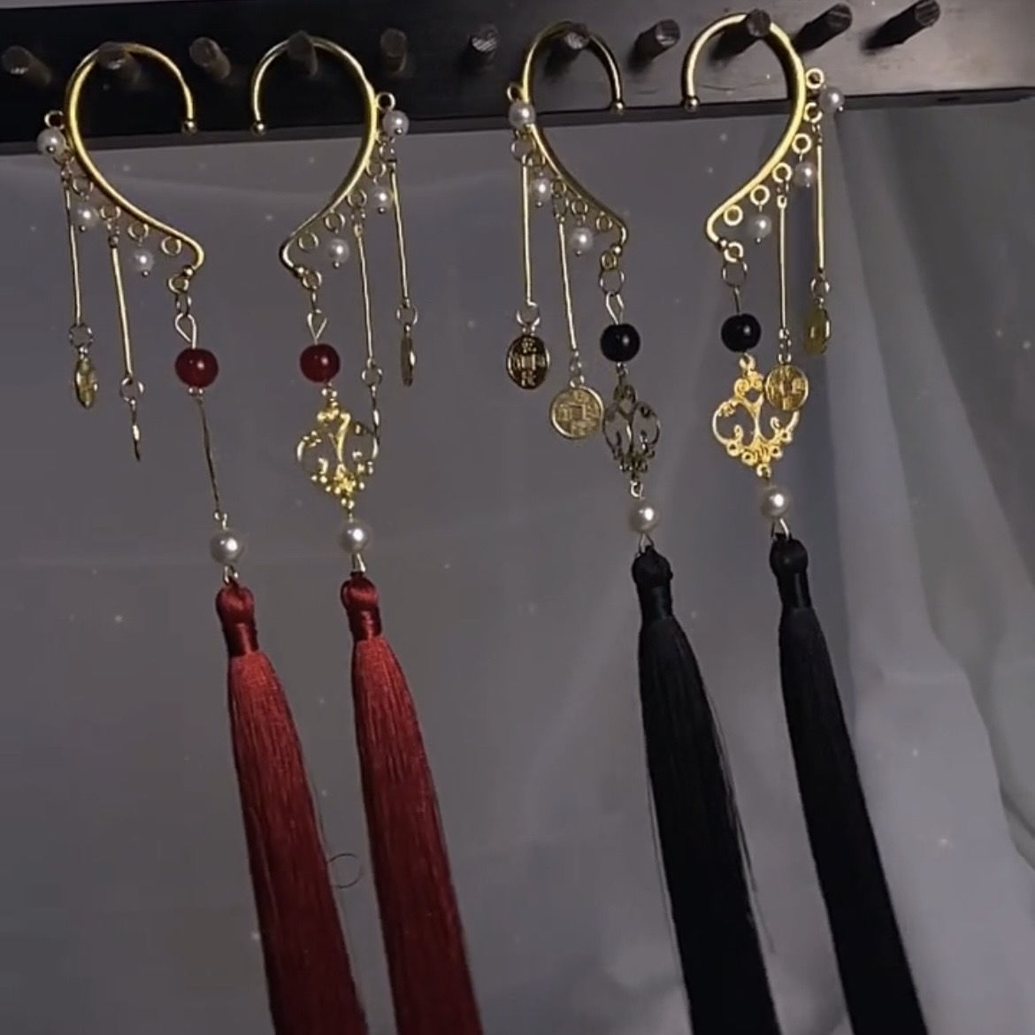 Xie Lian & Hua Cheng Designer Long Tassel Ear Cuff