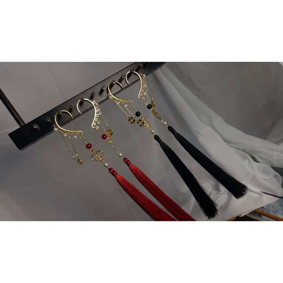 Xie Lian & Hua Cheng Designer Long Tassel Ear Cuff