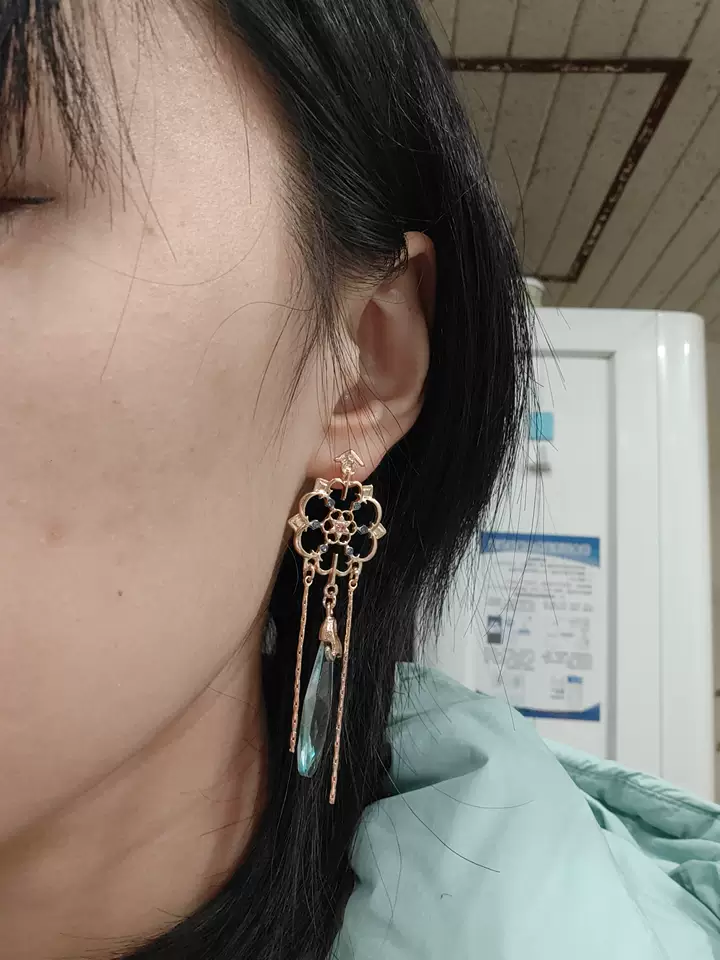 Designer Blue Scaramouche Genshin Impact Earring