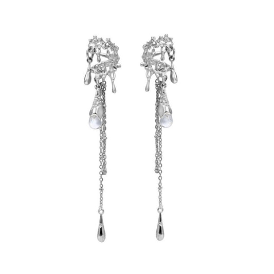 Designer Sweet Water-drop Tassel Ear Cuff