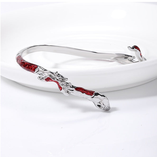 Designer Red Snake Bracelet