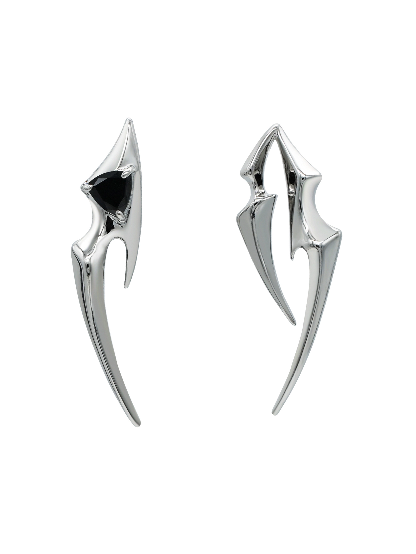 Designer Unisex Special-shaped Asymmetrical Stud Earrings