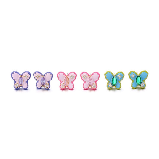 Y2K Cute Butterfly Zircon Stud Earring