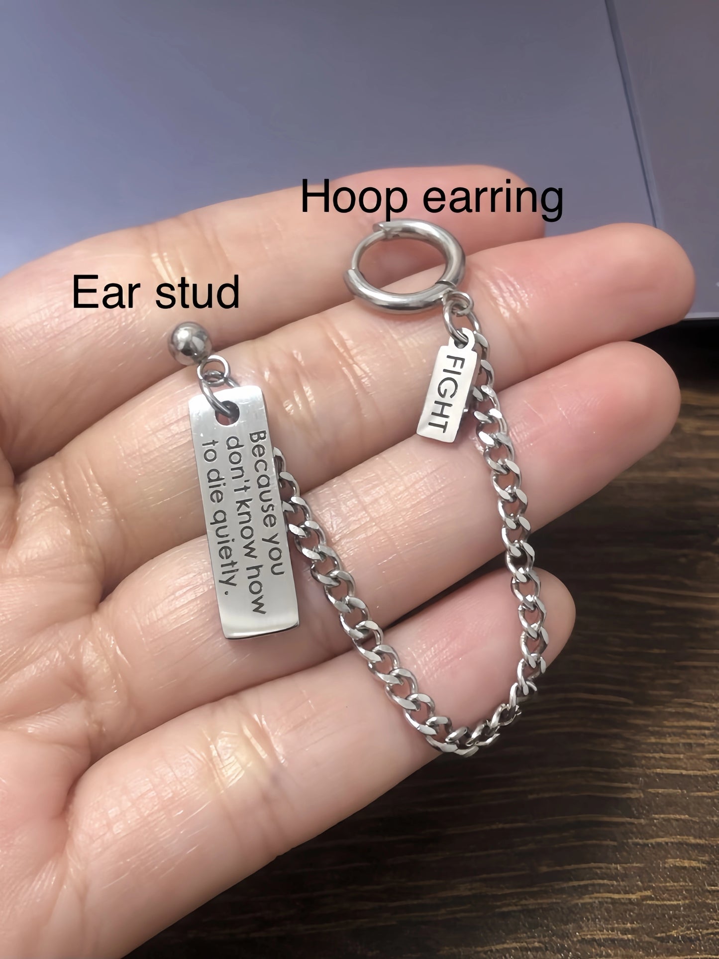 Designer AFTG Fight Earring