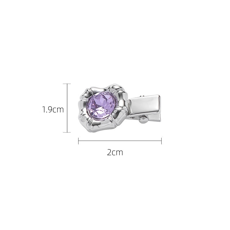 Y2K Spicy Girl Purple Metal Hair Clip