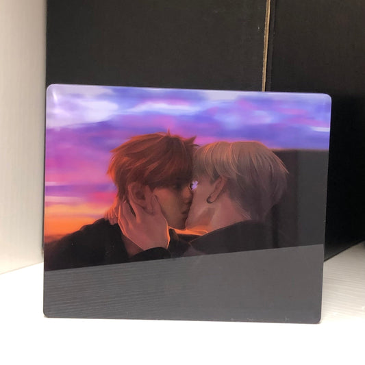 AFTG Andrew & Neil Kiss Acrylic Block