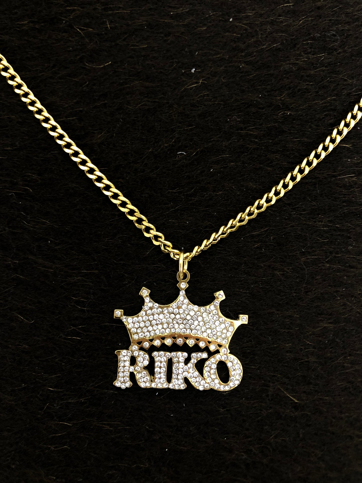 Pre-order RIKO's Crwon Rhinestone Necklace