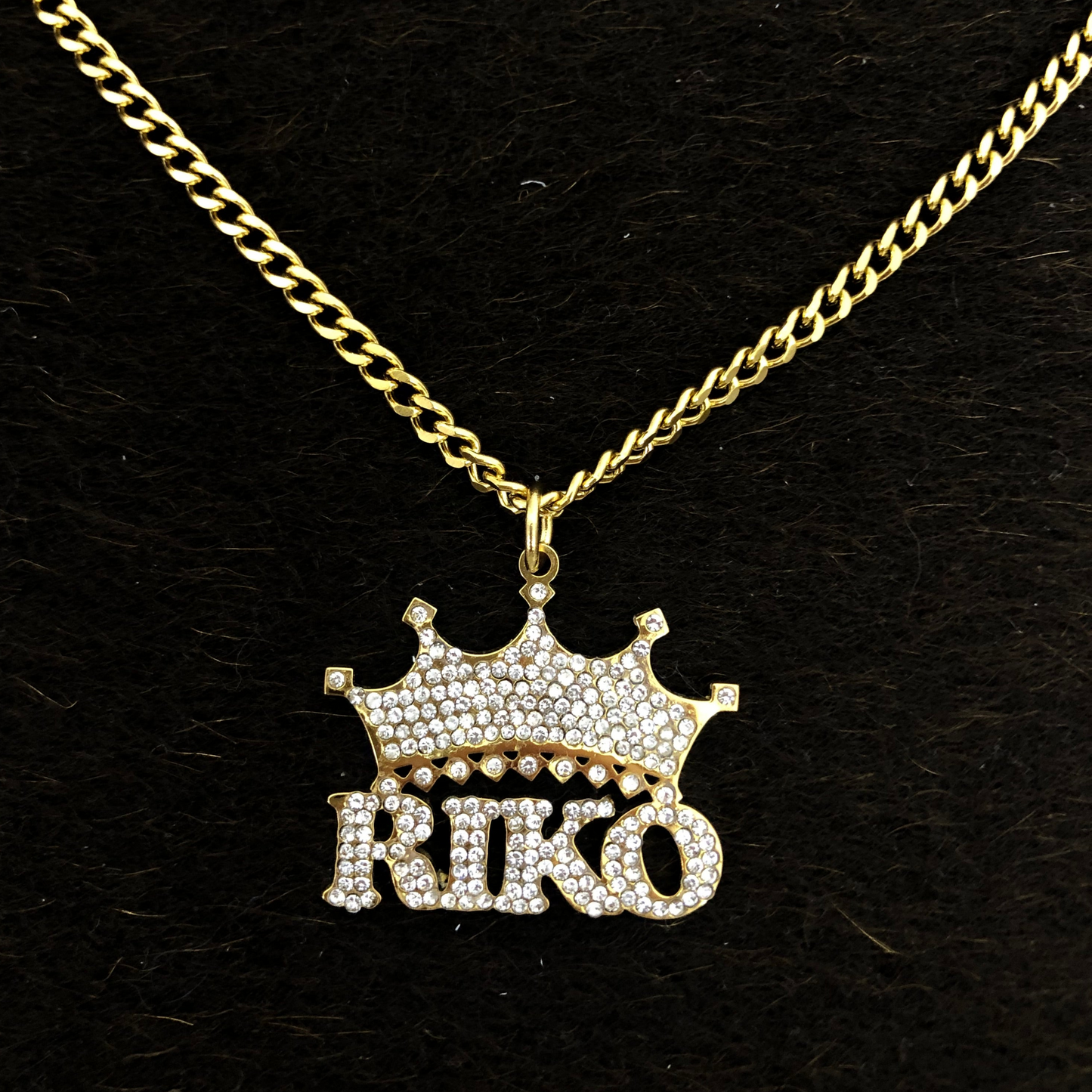 Pre-order RIKO's Crwon Rhinestone Necklace