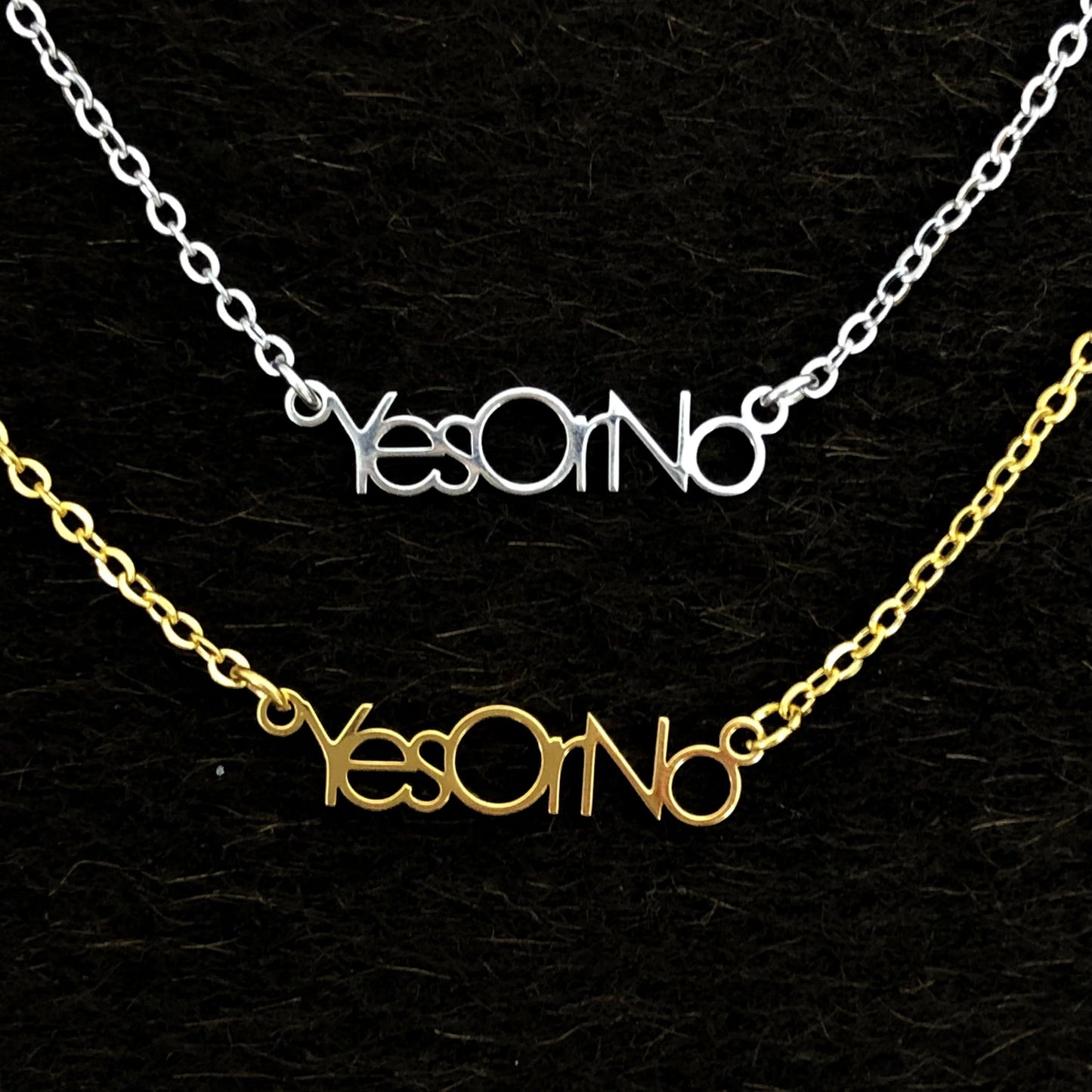 Pre-order YES OR NO Stainless Steel Necklace