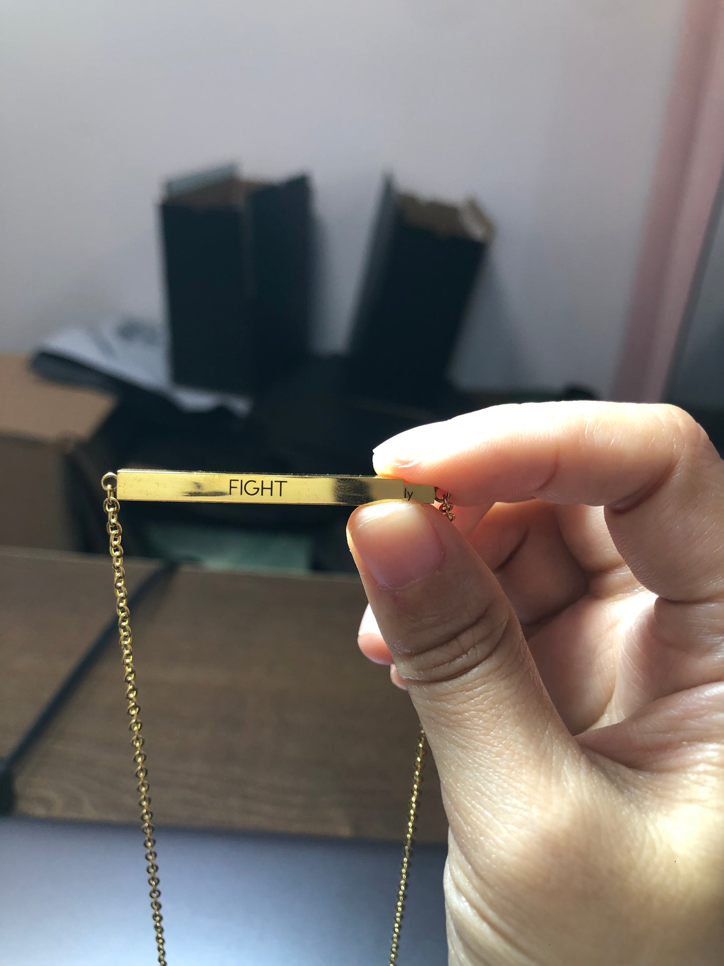 FIGHT____ AFTG Necklace