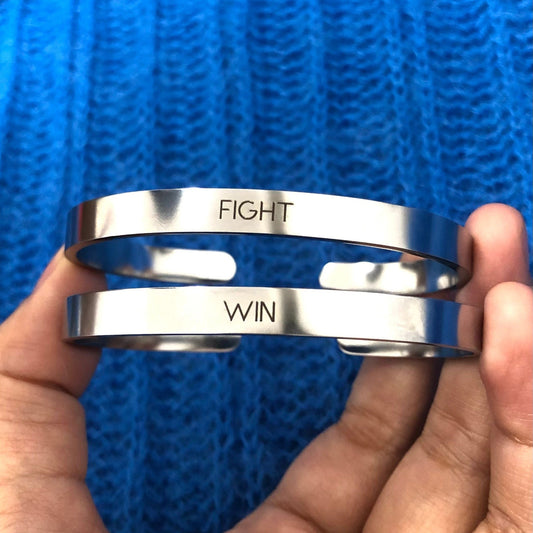 FIGHT /WIN  _ AFTG Bracelet