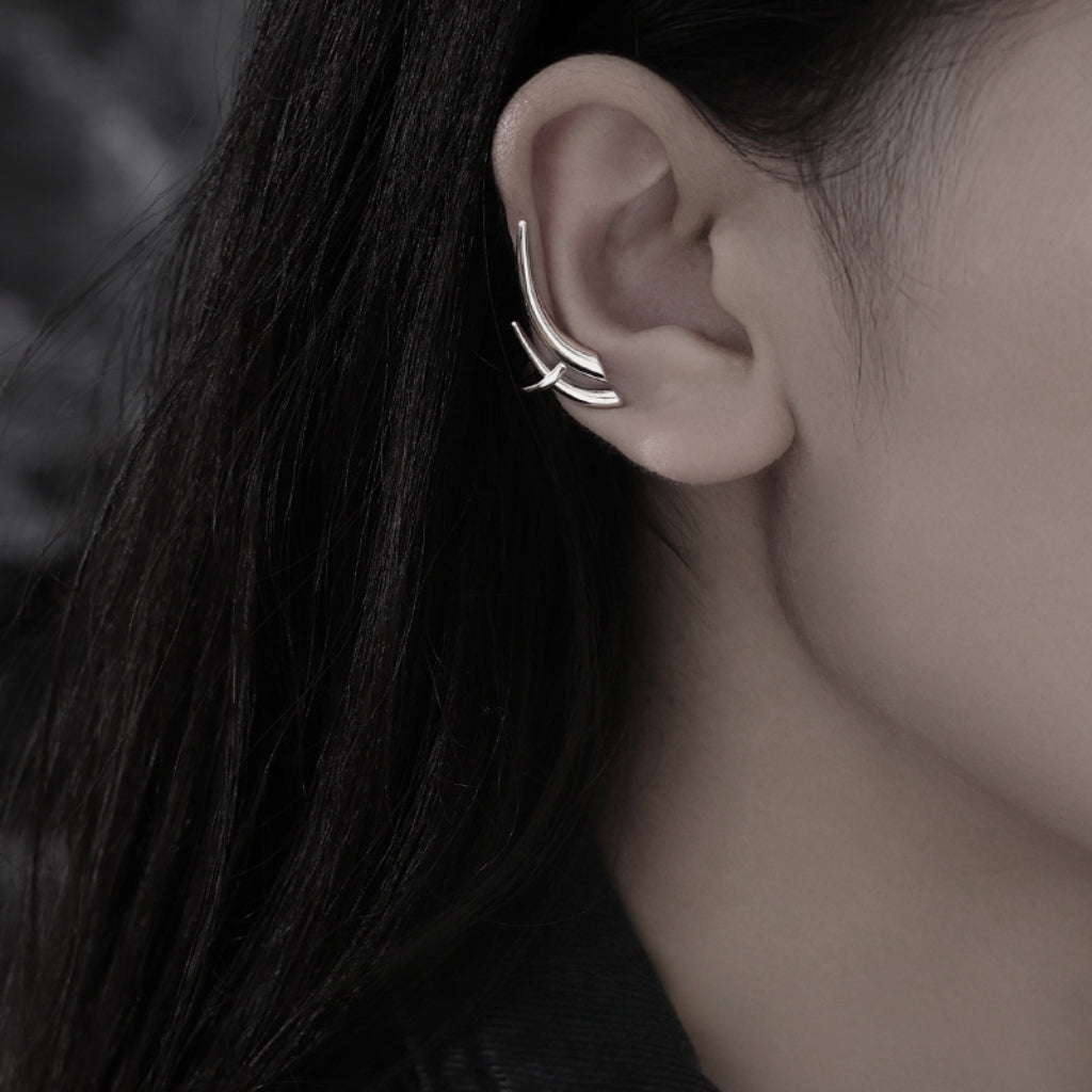 Designer Unisex Modern Metal Ear Cuff