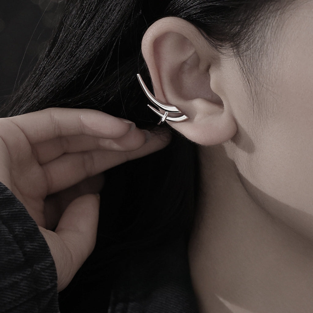 Designer Unisex Modern Metal Ear Cuff