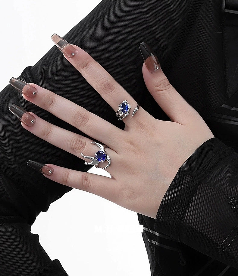 Designer Ravenclaw Blue Eagle Rings