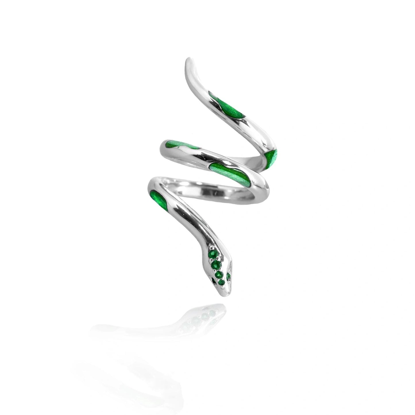 Slytherin Green Snake Metal Bracelet