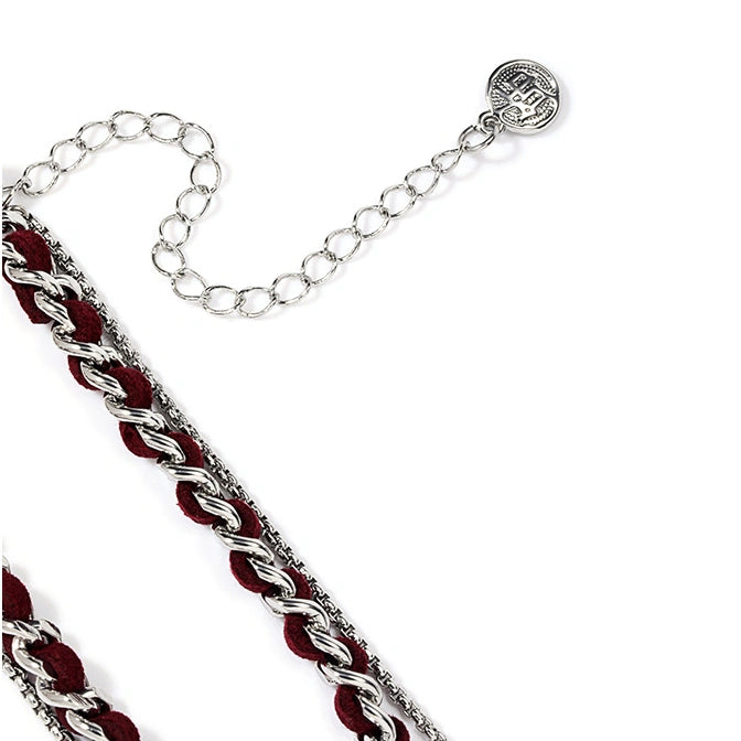 Y2K Red Snake Double Layer Necklace