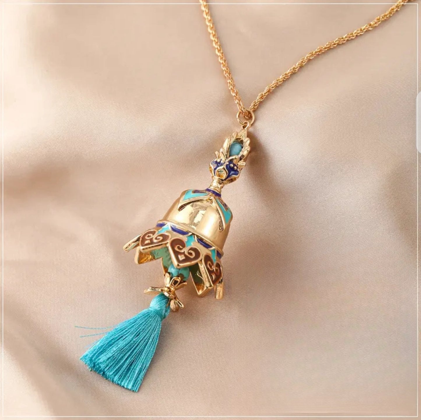 Scaramouche Tulaytullah's Remembrance Bell Tassel Necklace