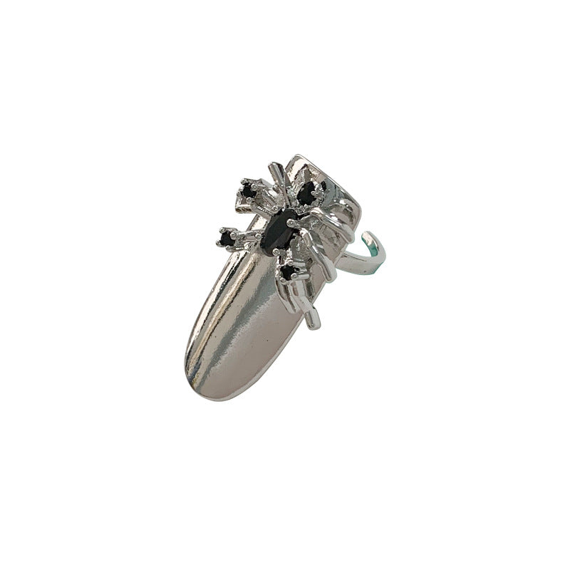 Chic Unisex Punk Style Spider Ring & Nail Ring