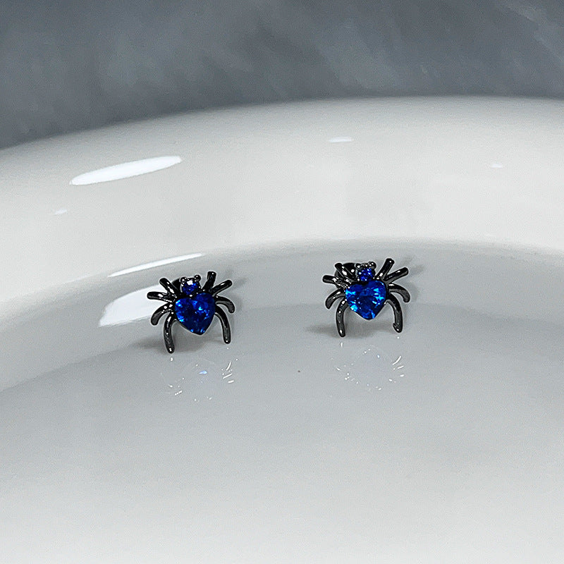 Sweet Y2K Cute Little Spider Cartilage Earring Stud (A Pair)