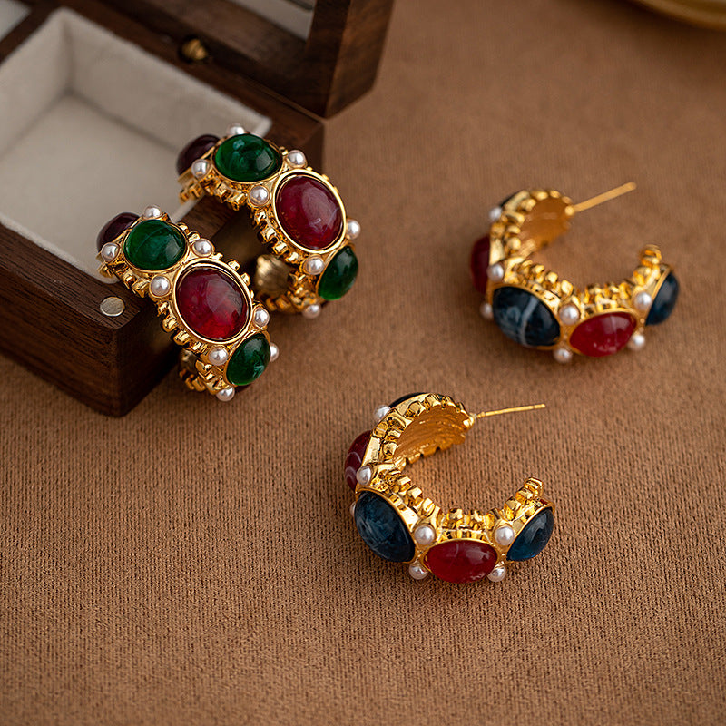 Vintage Unique Women Court Style Earring