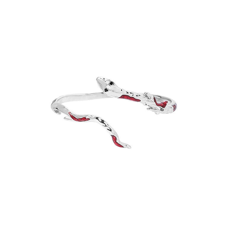 Designer Red Snake Bracelet