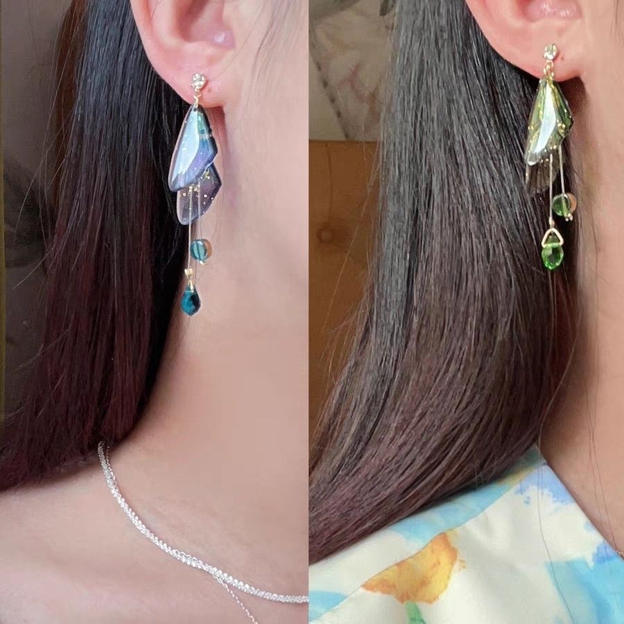 Pretty Spiritual Butterfly Wing Earrings