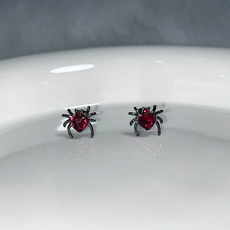 Sweet Y2K Cute Little Spider Cartilage Earring Stud (A Pair)