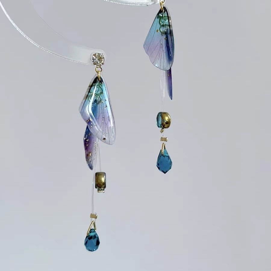 Pretty Spiritual Butterfly Wing Earrings