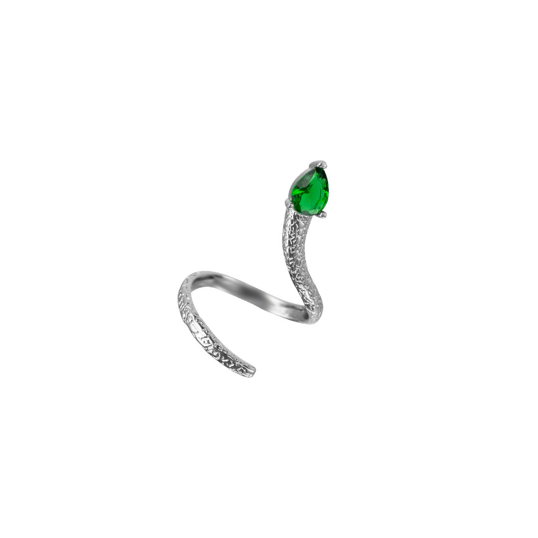 Designer “Slytherin” Chic Snake Ring