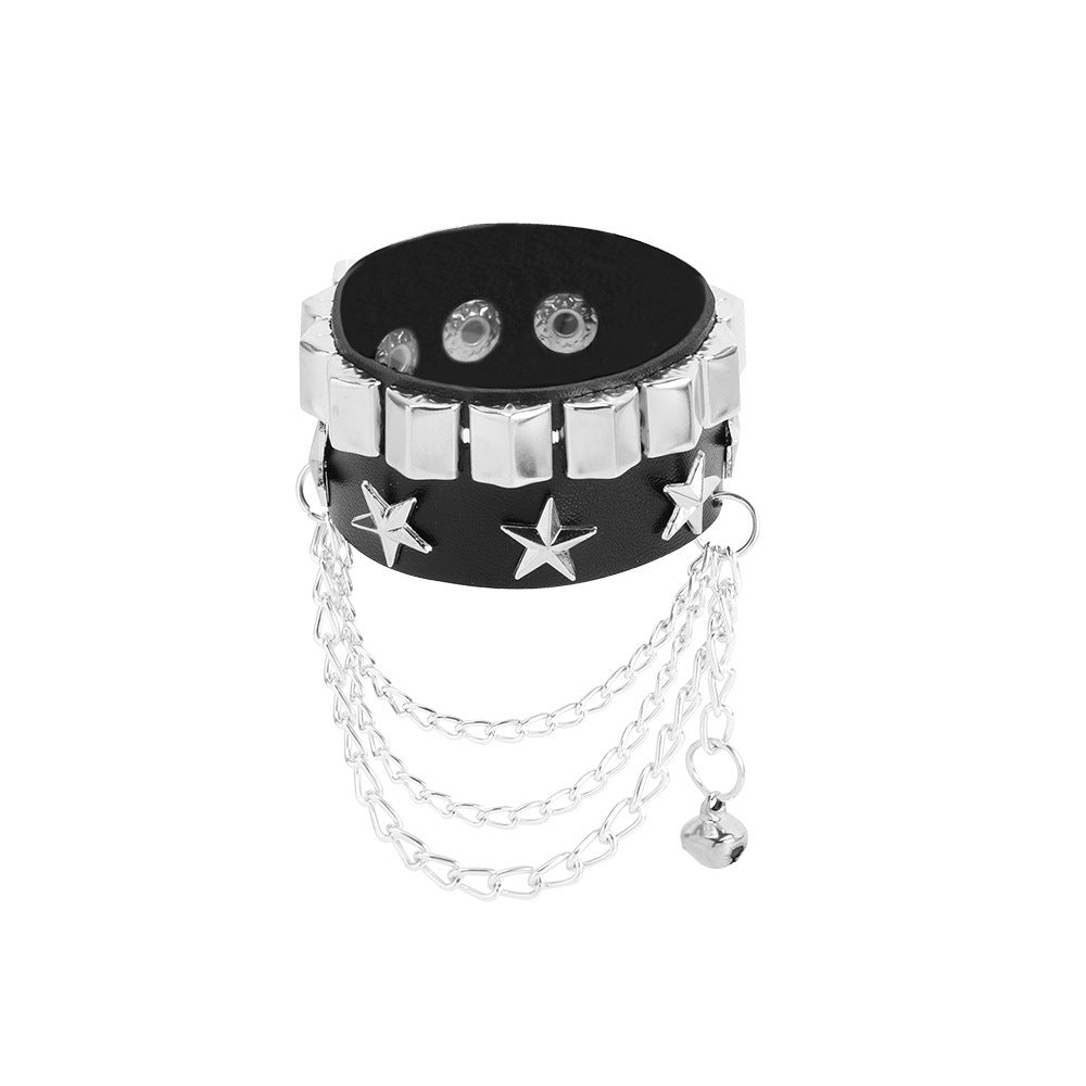 Unisex Punk Bold & Eye-catching Rivet Gothic Bracelet