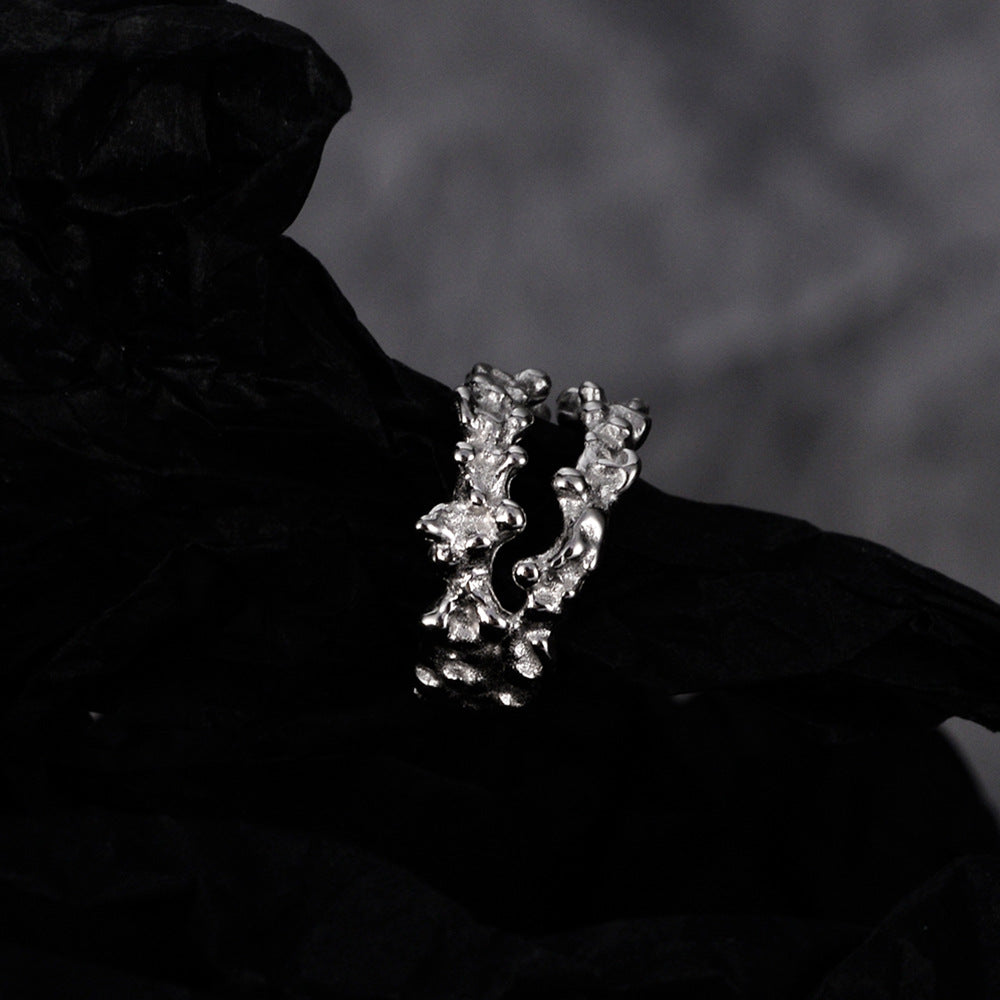 Simple Designer S925 Silver Ear Cuff(single one)