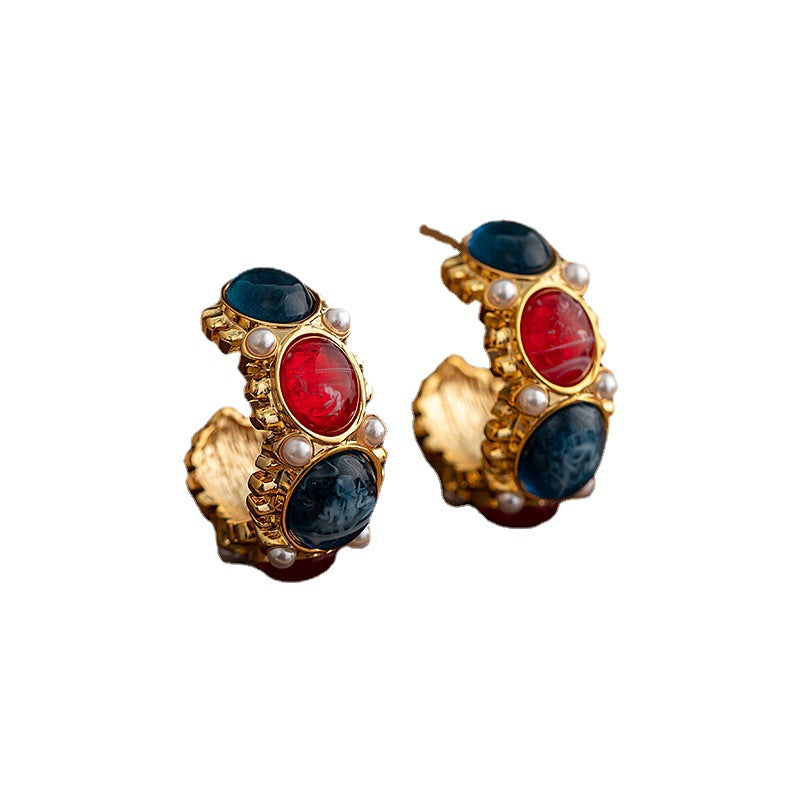 Vintage Unique Women Court Style Earring