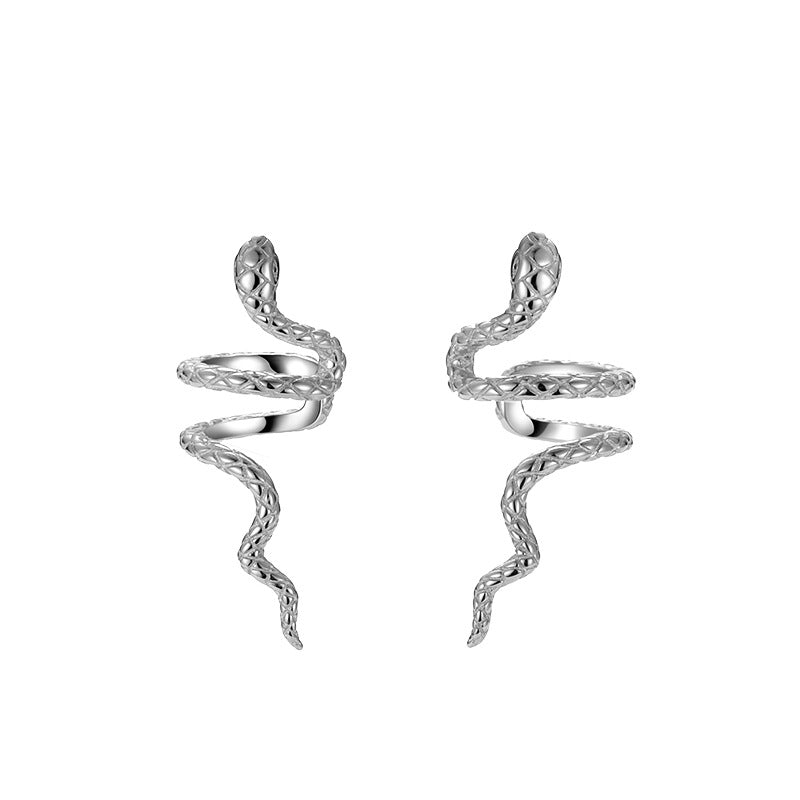 S925 Silver Unisex Snake Ear Cuff