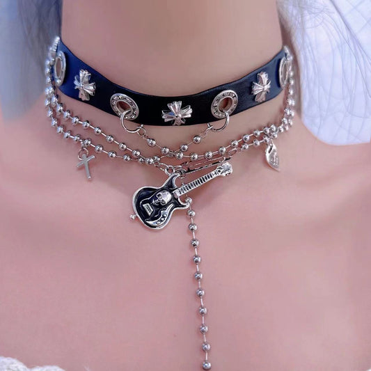 Designer Gothic Style Gitar Choker