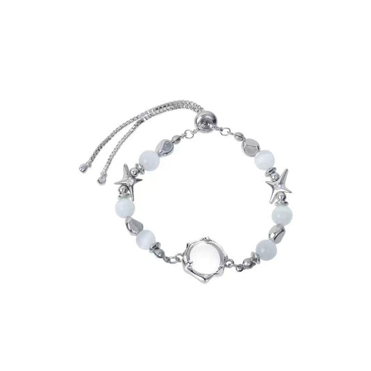 Chic Cute Opal & Star Adjustable Bracelet