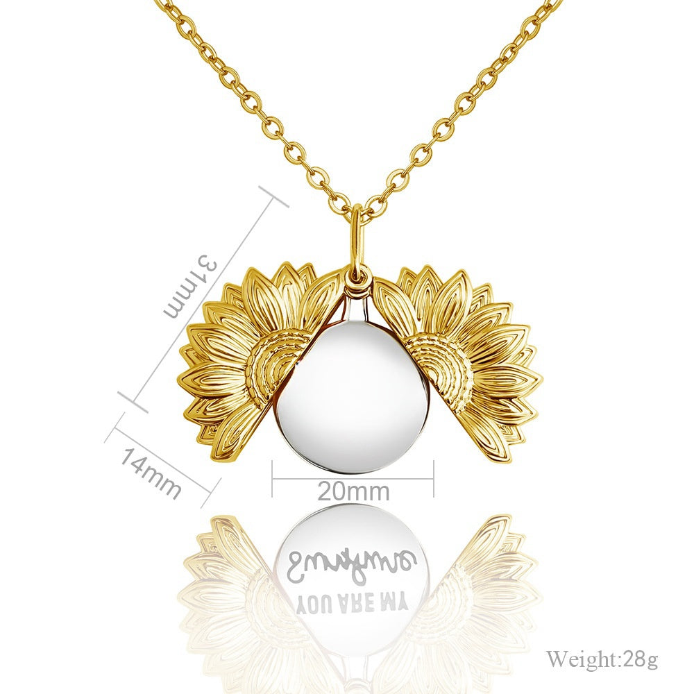 Jean Moreau Sun Flower Necklace