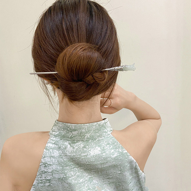 Mulan Hanfu Simple Flower Hairpin