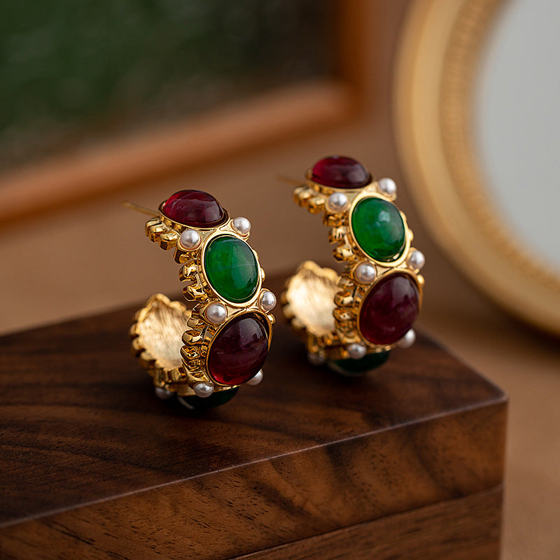 Vintage Unique Women Court Style Earring