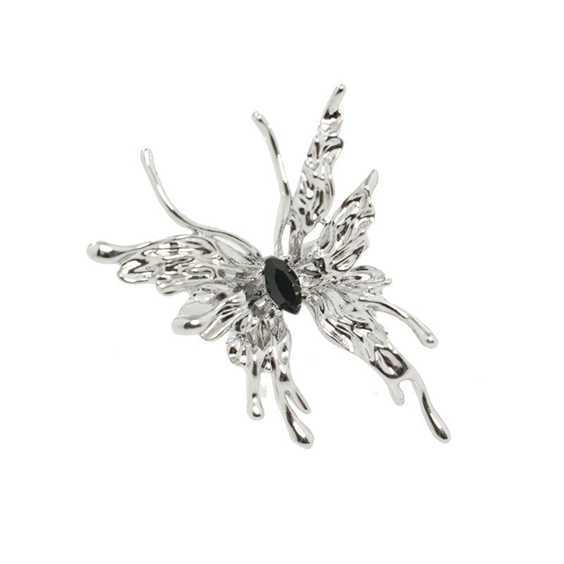 Chic Fashion Silver Women Butterfly Ring