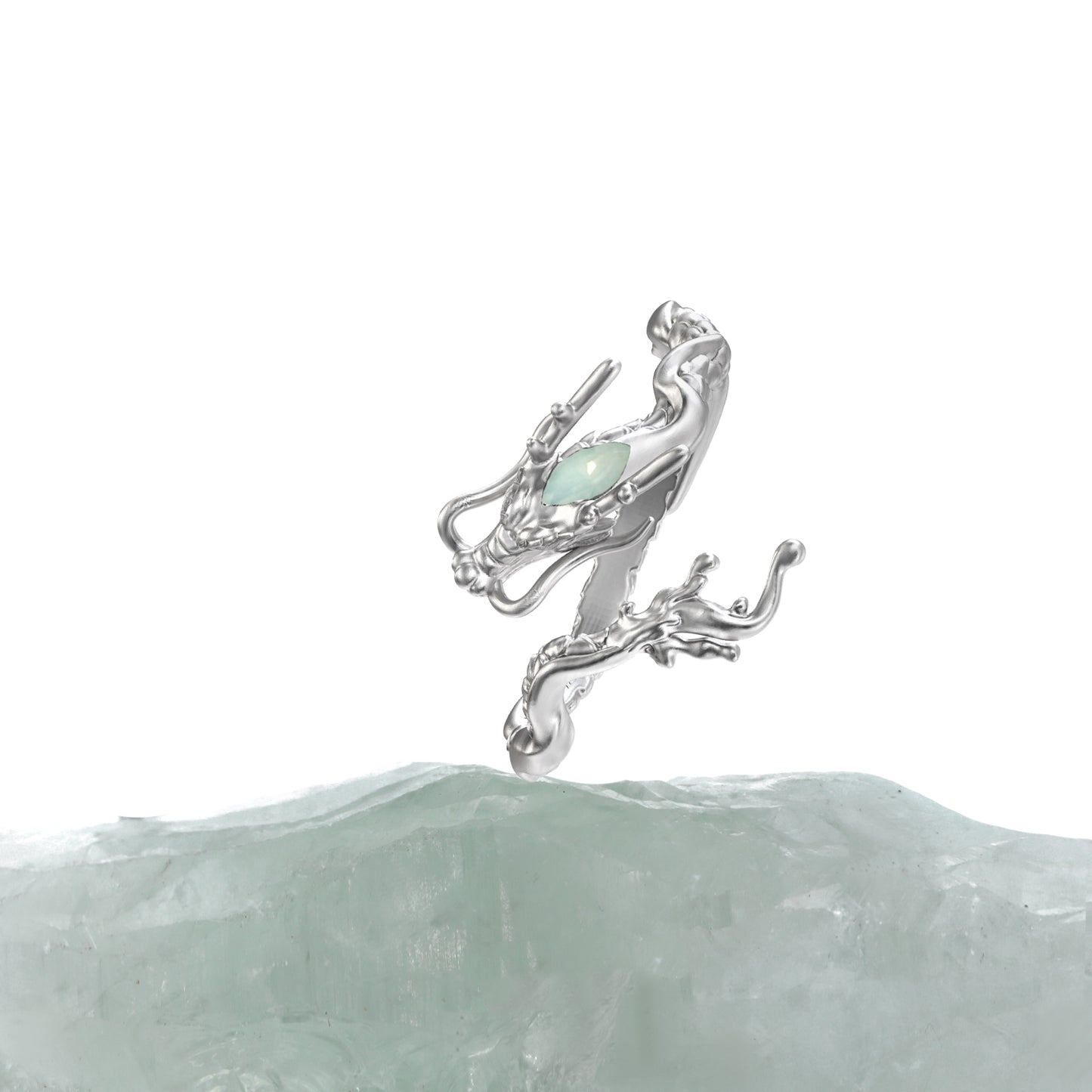 S925 Silver Designer Dragon Ring