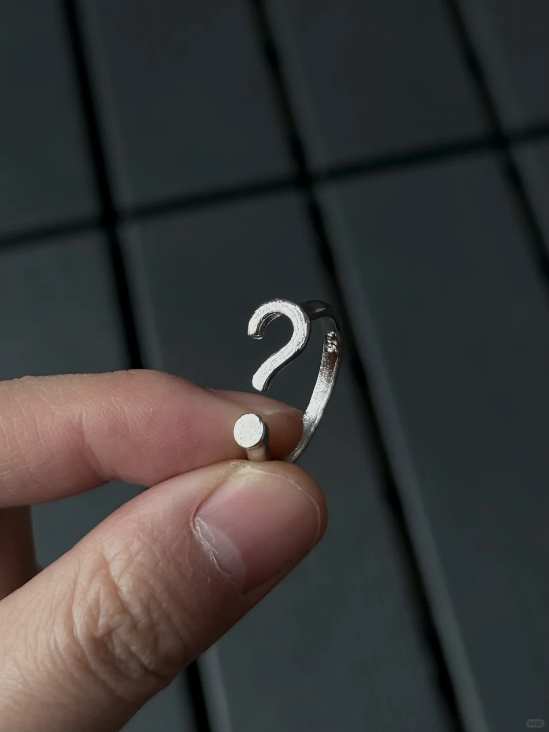 Designer Question Mark Ring