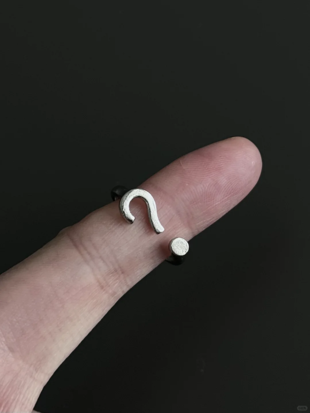 Designer Question Mark Ring