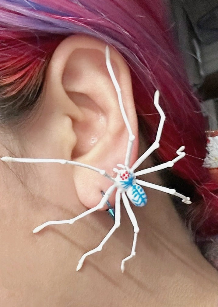 Chic Unisex Handmade Giant Spider Stud Earring