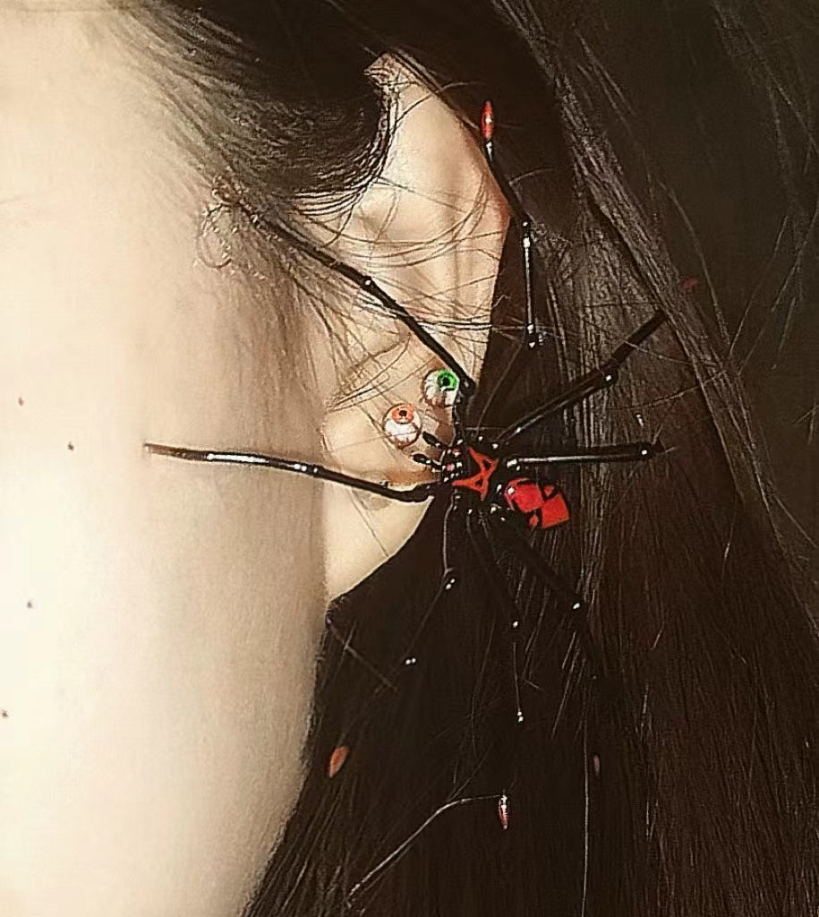 Chic Unisex Handmade Giant Spider Stud Earring