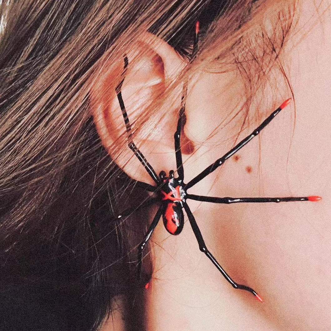 Chic Unisex Handmade Giant Spider Stud Earring